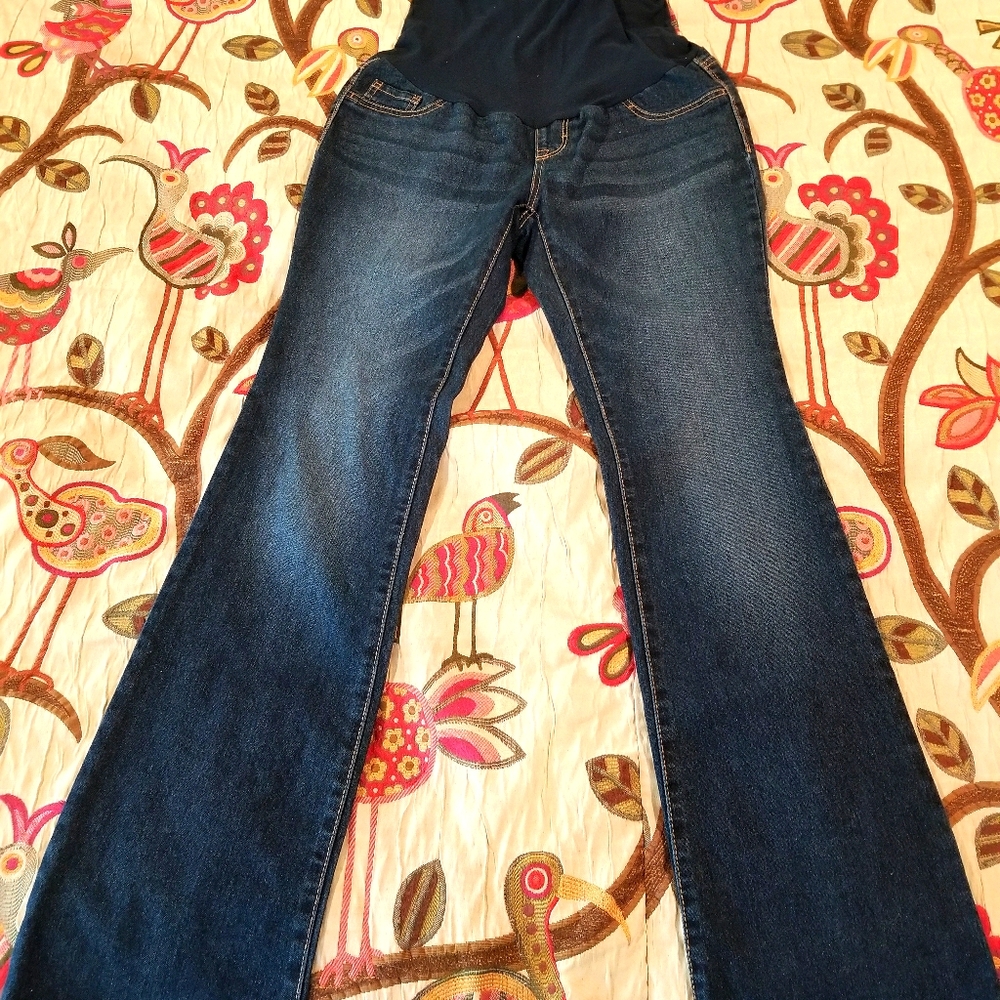 Maternity boot cut jeans - fit like 8/10 long